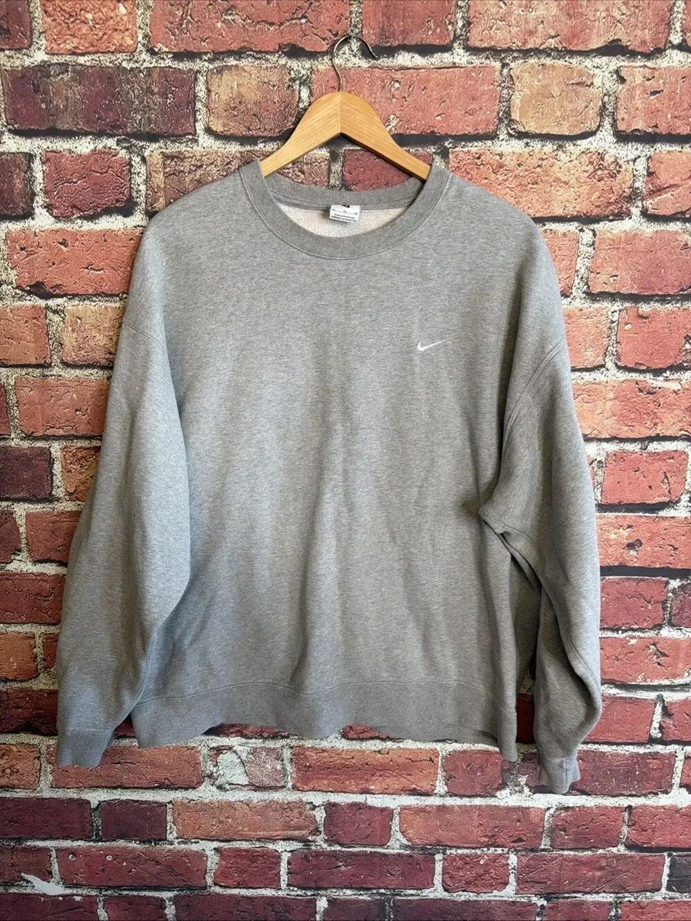 Nike Sportswear Club Fleece Crewneck Sweatshirt Gray XL DX1361-063